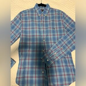 Vineyard Vines; Stretch Poplin Tartan Shirt; Men’s Size Small